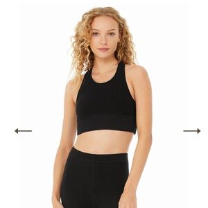 Alo Yoga Alosoft Serenity Bra - Black